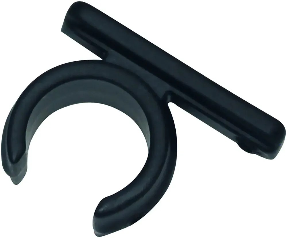 Gardinia Ringadapter Memphis für Universalträger Schwarz matt 16 mm