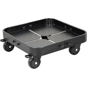 Rolluntersetzer Wagner Design Sun City 0816 nero, estensibile e con ruote.