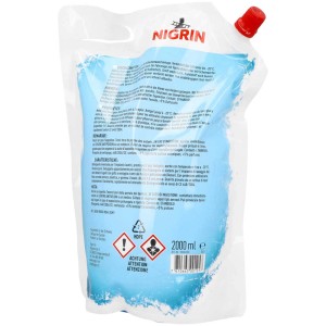 Nigrin Lave-glace Winter Power, 2 l, antigel jusqu'à -20°C pour une visibilité hivernale claire.