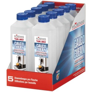 Decalcificante speciale Calco Clean, flacone da 500ml per macchine da caffè.