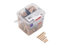 LUX Holzdübel-Set im Eimer 400-tlg.