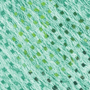 Gros plan : Voile d'hivernage vert Windhager Supergrow, résistant à la déchirure et stabilisé UV.