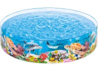 Intex Vasca per sguazzare Snapset Pool Coral Reef Ø 244 cm / altezza 46 cm