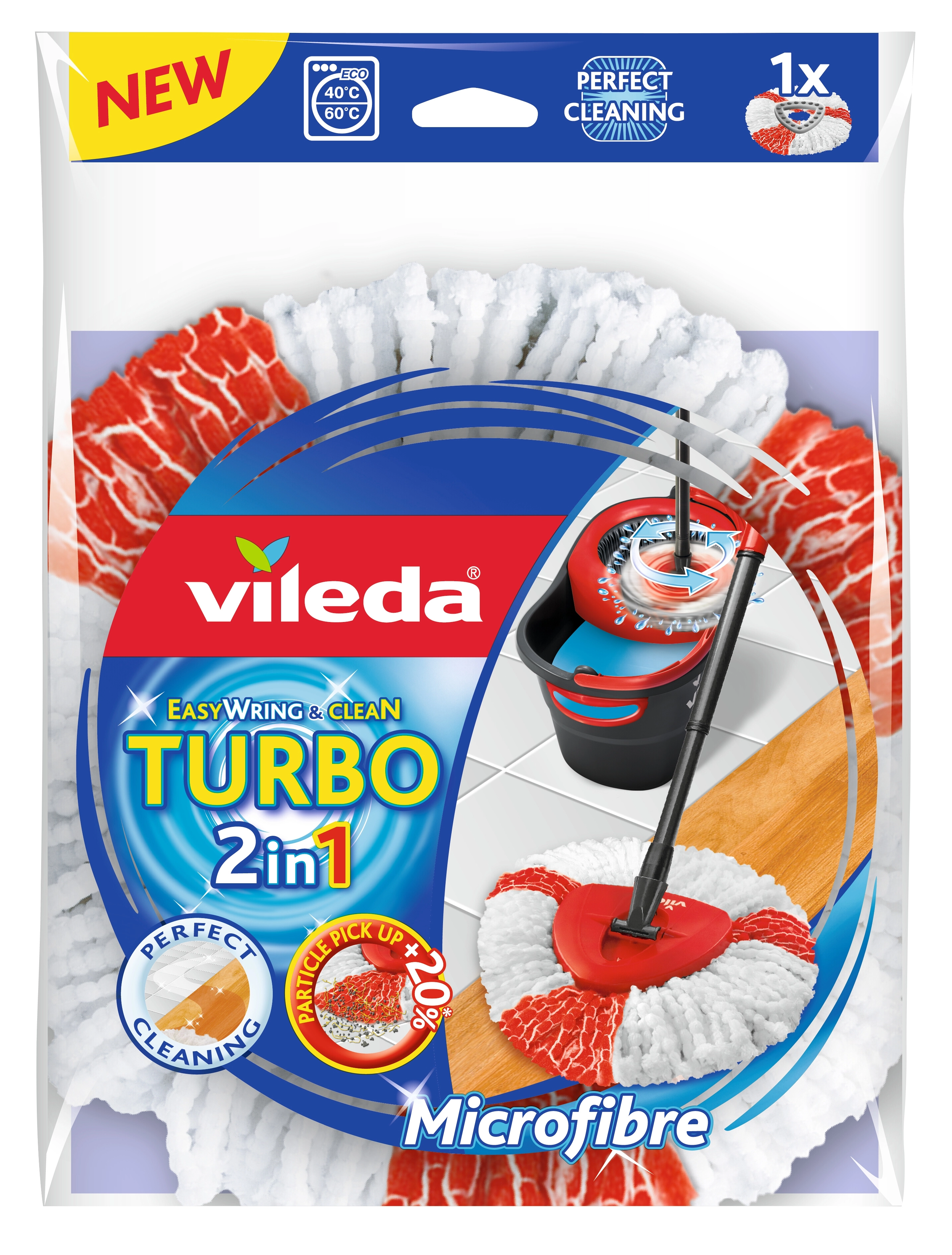 Vileda Easy Wring & Clean tête de balai serpillière mop