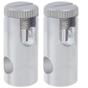 Accessoire Paulmann Wire System, chrome mat, pour systèmes de rails personnalisés.