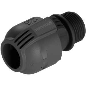 Raccord Gardena 25 mm x 25 mm avec filetage mâle pour systèmes d'arrosage.