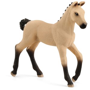 Dettagliato puledro Hannover Schleich sauro, statuetta multicolore per bambini.