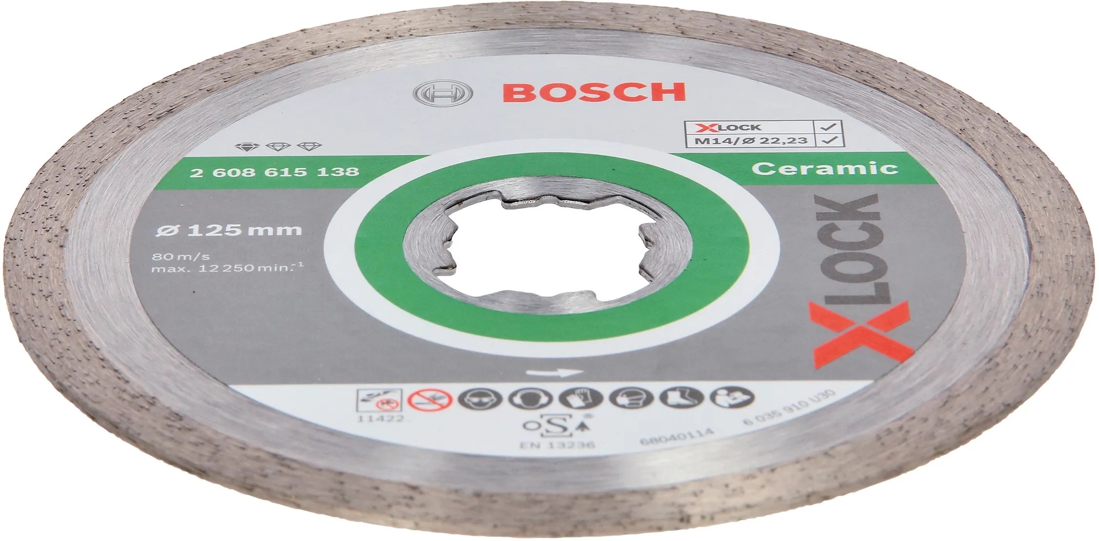 CRONUS Profi Diamanttrennscheibe X-LOCK 125 Mm – Passt Auf Bosch Winkelschleifer, Für Vielseitige Einsätze