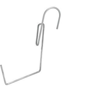 Support de jardinière en fil d'acier, 160 mm, pour montage sans perçage.