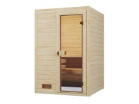 Weka Massivholzsauna Valida 1 Sparset Glastür Kompakt 3,6 kW Weka Massivholzsauna Valida 1 Sparset Glastür Kompakt 3,6 kW