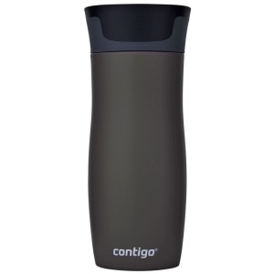 Thermos Contigo West Loop grigio in acciaio inox, capacità 470 ml.