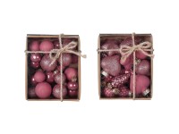 Magic Glaskugel-Set Mini Glas Dusty Rose assortiert 2 - 3 cm