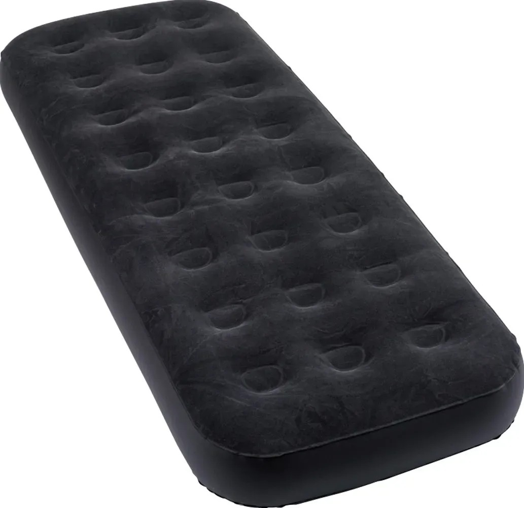 Luft-Gästebett Single 191 x 73 x 22 cm Schwarz