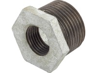 Fitting 33,3 mm (R 1) x 18,6 mm (Rp 1/2) Temperguss