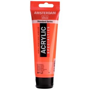 Tube de peinture acrylique Amsterdam Standard Series Reflex Orange, 120ml.