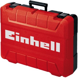 Boîte à outils rouge Einhell E-Box M (55x40cm) pour outils et accessoires.