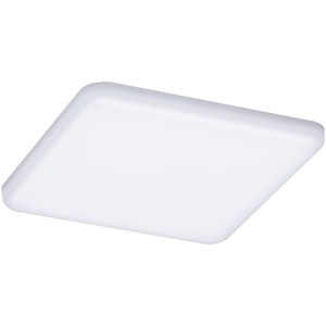 Pannello LED da incasso quadrato bianco Paulmann Veluna VariFit, 125x125 mm, 8,5 W, 3.000 K, per faretti da incasso.