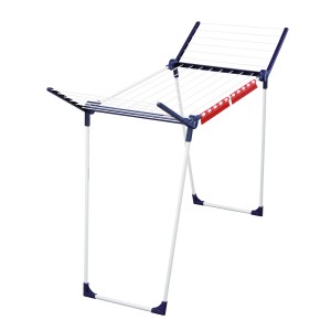 Stendibiancheria Leifheit Pegasus 150 Solid Slim, stendibiancheria a cavalletto stretto con 15 m di lunghezza.