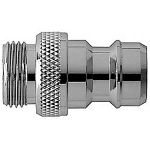 Nipplo di accoppiamento Neomatic, ottone cromato, AG M22x1, Ø 16,5 mm.