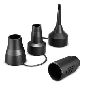 Set adattatori soffianti Kärcher, 2 pezzi, nero, per aspirapolvere a umido/secco. Accessorio per idropulitrice.