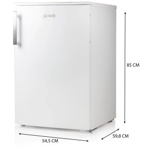 Congelatore Domo DO1072DV bianco con 87 litri e dimensioni.