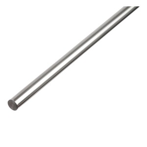 Barre BA ronde, naturelle, 4x4x1000 mm, aluminium