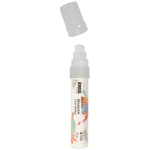 Kreul Klebemarker Stift, 25 ml, mit abgenommener Kappe. Ideal für Bastelarbeiten und zum Kleben von Papier.