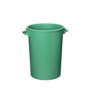 Cestino verde in plastica (75 l) per casa e giardino.