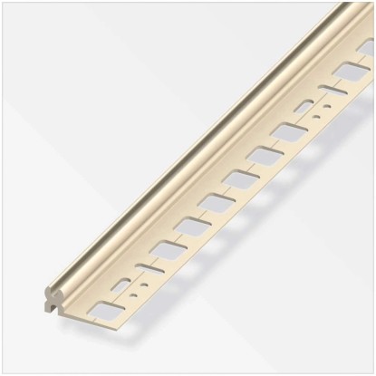 Trägerprofil für CT PVC Elfenbein 1,1 x 3 x 200 cm mit alfer-fix