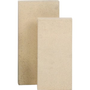 Brique réfractaire Firefix pour poêles et cheminées de jardin, résistante à la chaleur et moulée.