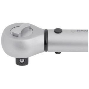 Dettaglio: Chiave dinamometrica a scatto Kraftwerk 3/8, 25-125 Nm, color argento.