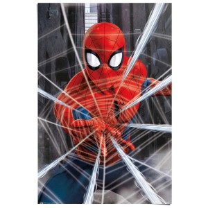 Maxi poster représentant Spider-Man lançant sa toile, format 61x91,5 cm.