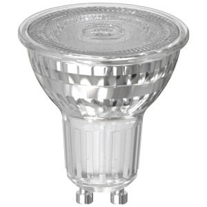Osram LED Reflector PAR16 GU10, 4000K, 6.1W, design in vetro per illuminazione spot.