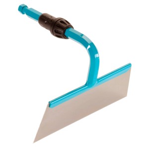 Sarchiatore Gardena combisystem con larghezza di lavoro 16 cm, blu e argento.