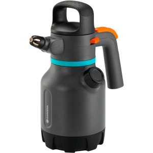 Pulvérisateur à pression Gardena 1,25 l pour jardin et terrasse. Pulvérisateur à pompe avec buse en laiton et ouverture 3en1 pratique.
