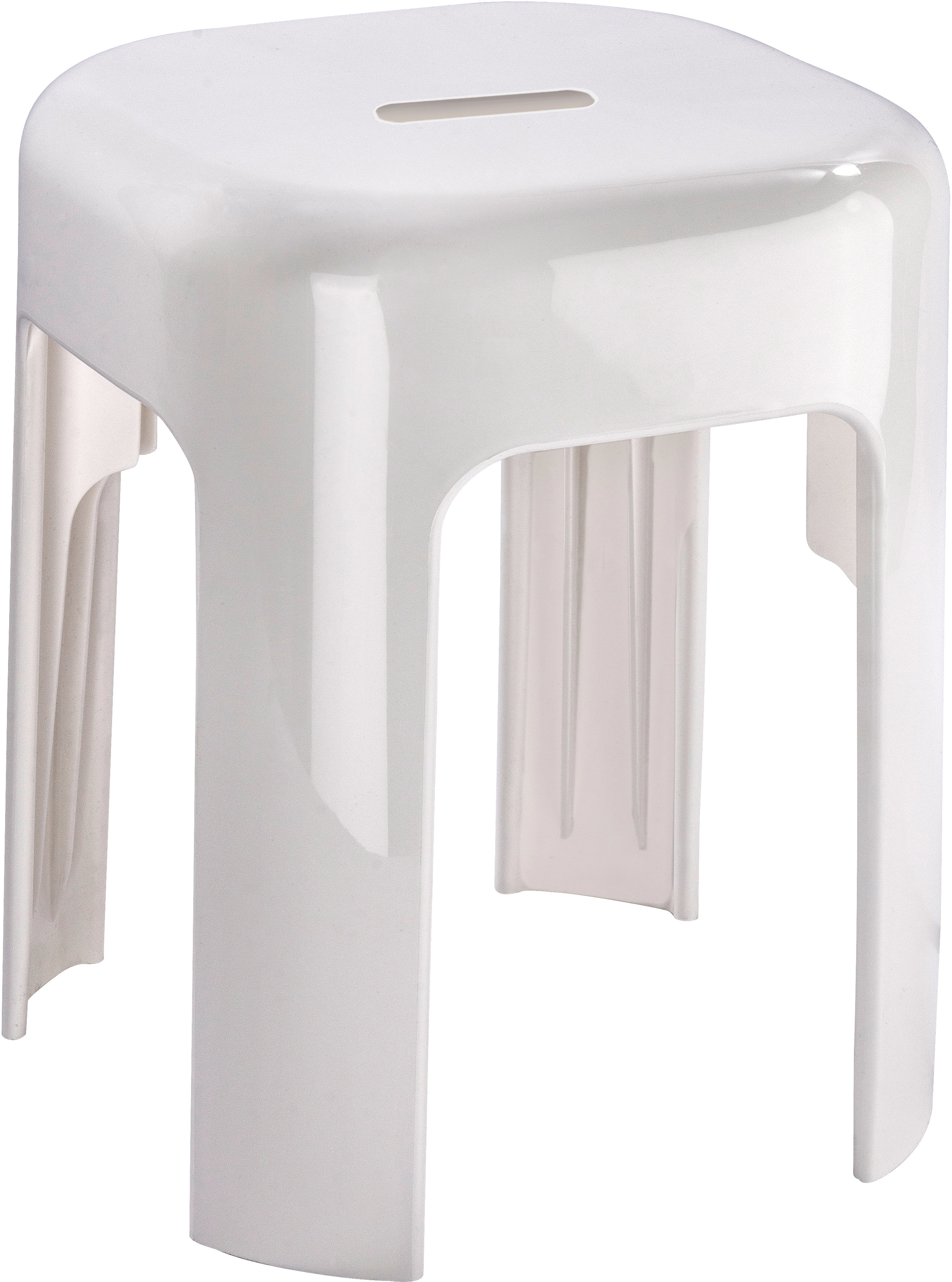Tabouret de toilette en plastique de 7 pouces tabouret de toilette  détachable tabouret de caca de qualité supérieure pour salle de bain,  hommes, femmes - blanc 