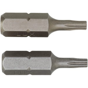 Set da 2 pezzi di inserti LUX Standard TX10 per avvitatura.