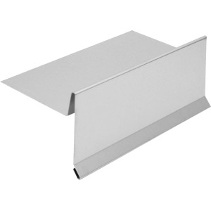 Lamiera di bordo in alluminio senza gocciolatoio, 250x1000mm, per finiture del tetto e drenaggio dell'acqua.