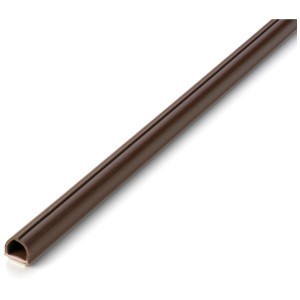 Goulotte de câbles Cablefix marron autocollante, longueur 1 m, pour l'organisation des câbles.