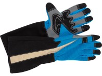 Rosenhandschuh Benoppung Blau Gr. 10