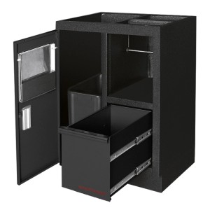 Kraftwerk Werkstattunterschrank Mobilio Schwarz (HxBxT) 91 x 68 x 45,8 cm