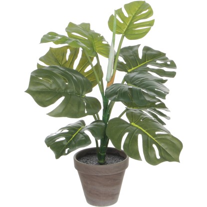 Mica Decorations Kunstpflanze Monstera Grün Ø 39 cm / Höhe 48 cm