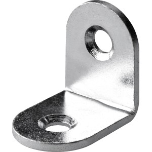 Staffa angolare Hettich, 20x20x15 mm, acciaio zincato, set da 10, raccordo di collegamento.