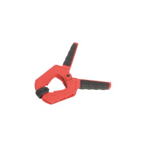 Serre-joint à colle LUX Comfort, 170 mm, rouge/noir, outil de serrage avec poignées antidérapantes.