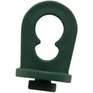 Crochet vert pour plantes de serre, lot de 10 pour fixer les plantes et accessoires.
