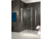 Breuer Duschwand Varia alleinstehend Chrom Breite 100 cm Breuer Duschwand Varia alleinstehend Chrom Breite 100 cm