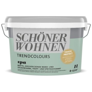 Secchio di Schöner Wohnen Trendfarben Spa, pittura murale opaca per interni.
