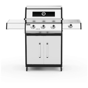 Sunset BBQ® Barbecue a gas Garda 3B+ inox Nero 117,5 x 131 x 56,5 cm