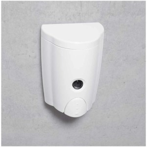 Dispenser sapone a muro Diaqua Smart bianco con capacità 500 ml.