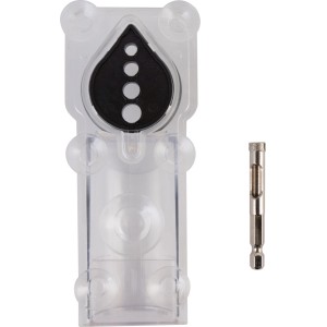 Foret diamant LUX-TOOLS 8 mm avec guide, adapté pour carrelage, verre et marbre.